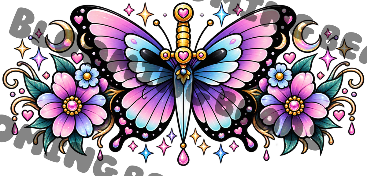 16oz wrap butterfly