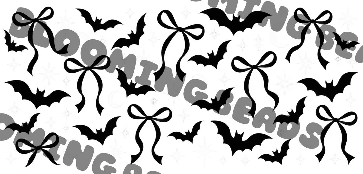16oz Bows and bats wrap