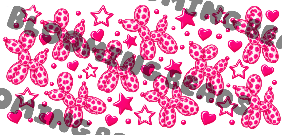 16oz Balloon dogs wrap
