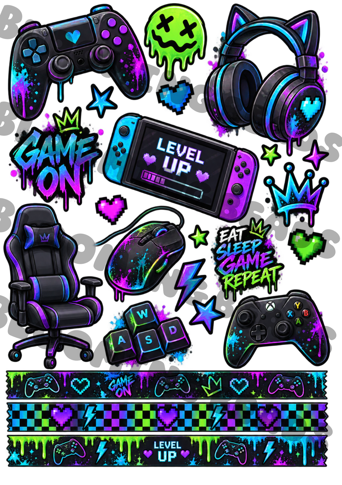 A4 element sheet gamer