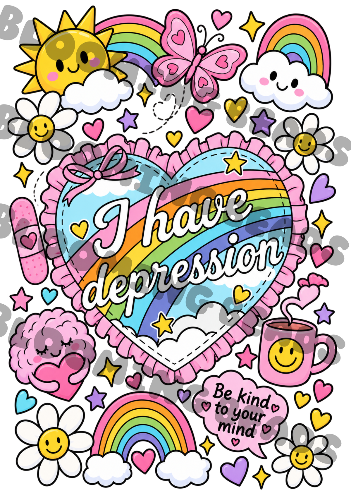 A5 notebook wrap - depression