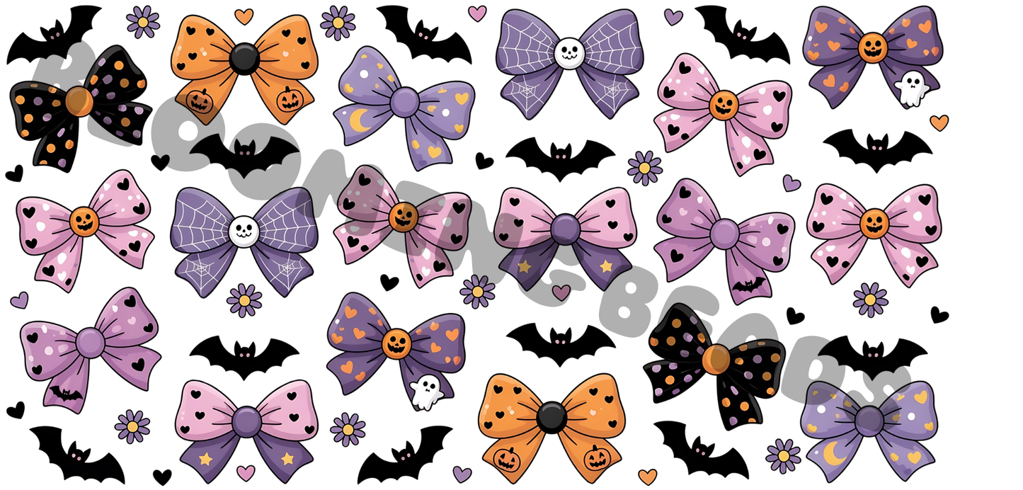 16oz wrap Halloween bows