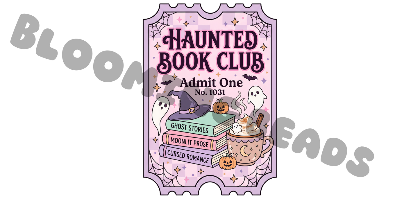 Decal- haunted book club