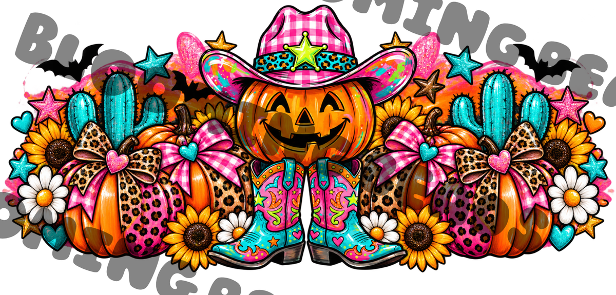16oz wrap pumpkin boots