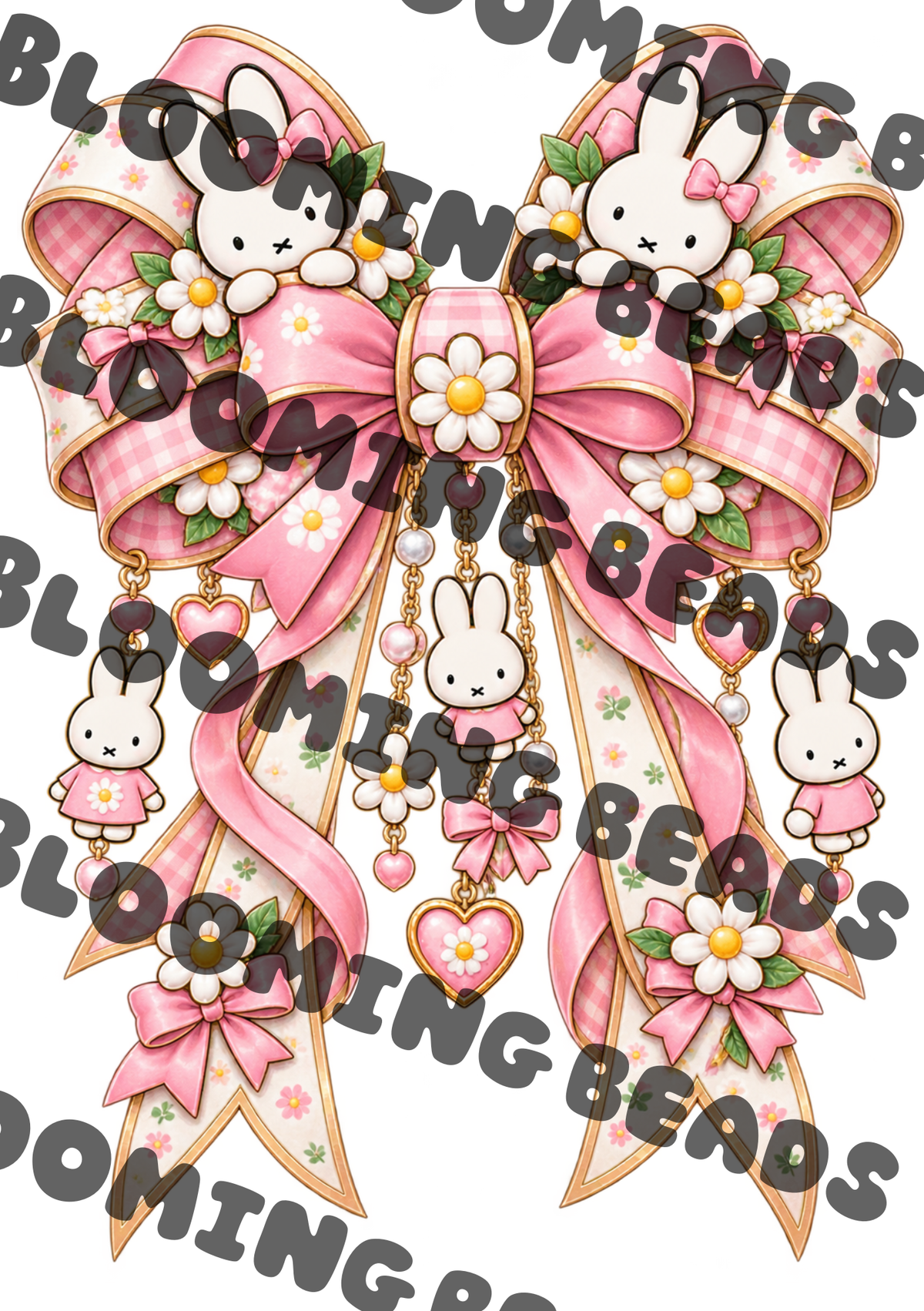 A5 notebook wrap - miffy bow