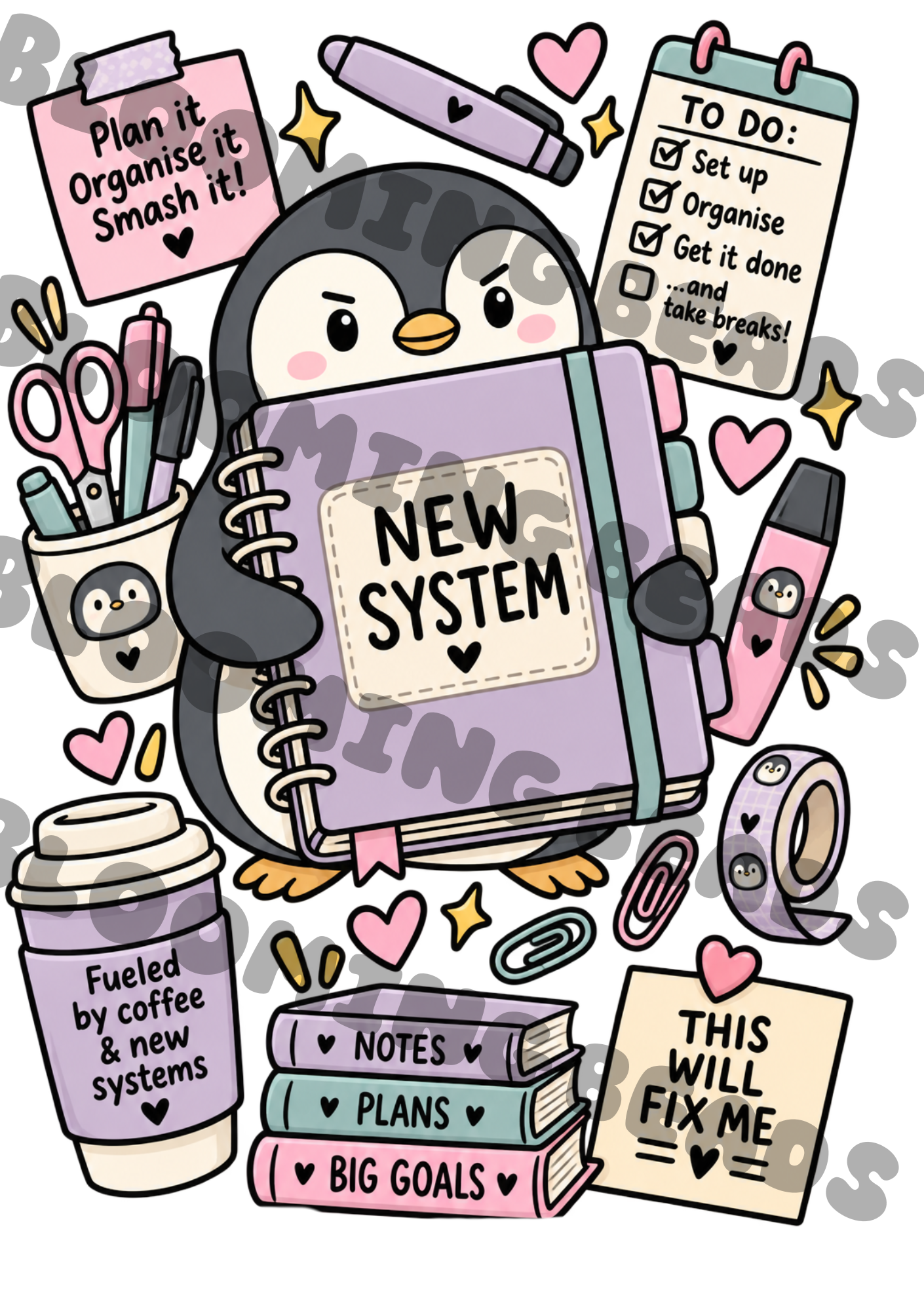 A5 notebook wrap - new system