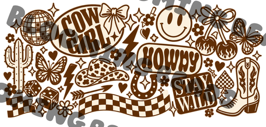 16oz wrap howdy