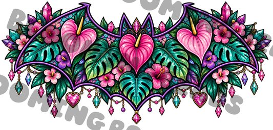 16oz wrap bat flower