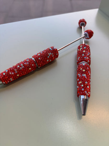 Orange and ab beadable pen