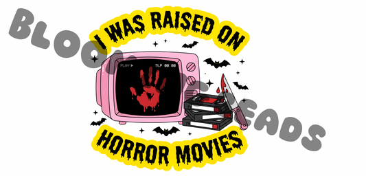 Decal - raised on horror
