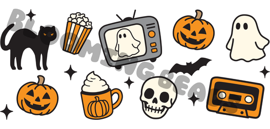 16oz wrap Halloween tv