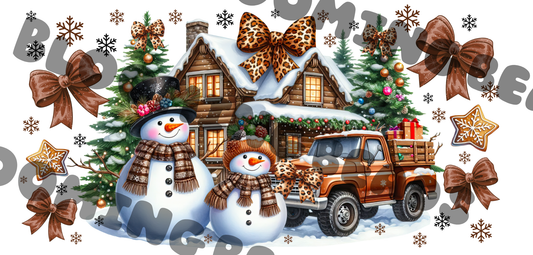 16oz snowman wrap