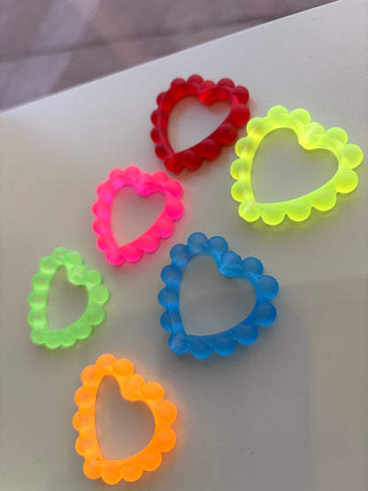 Jelly neon bead frames