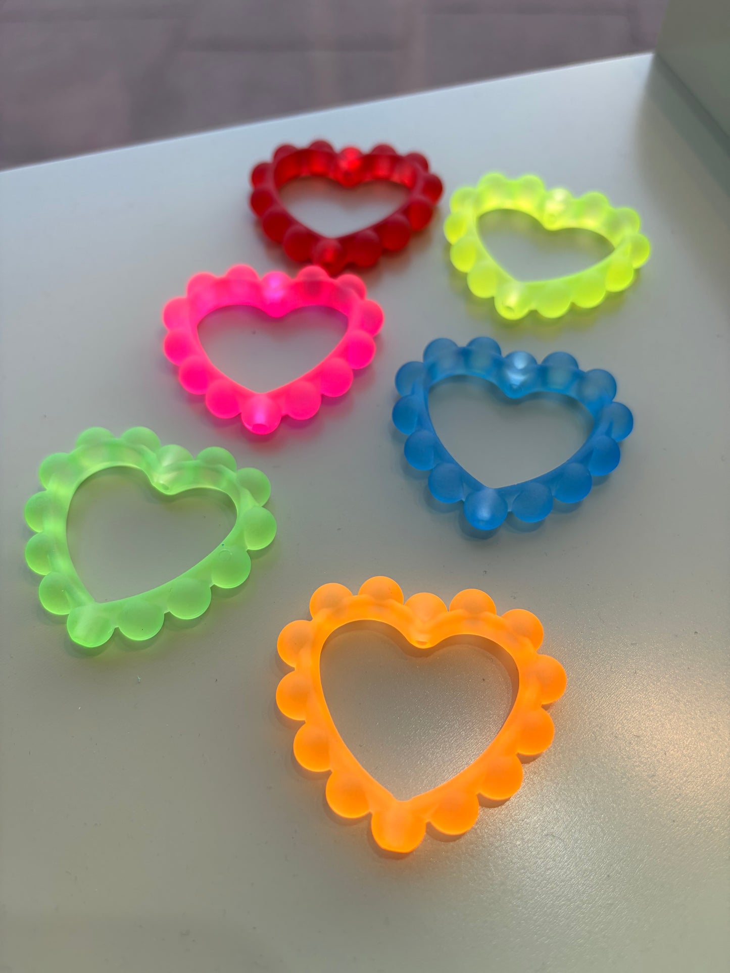 Jelly neon bead frames