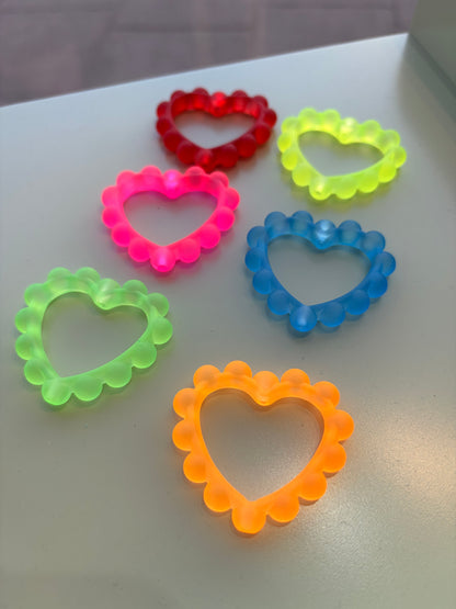 Jelly neon bead frames