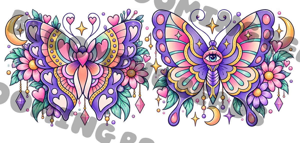 16oz wrap butterfly