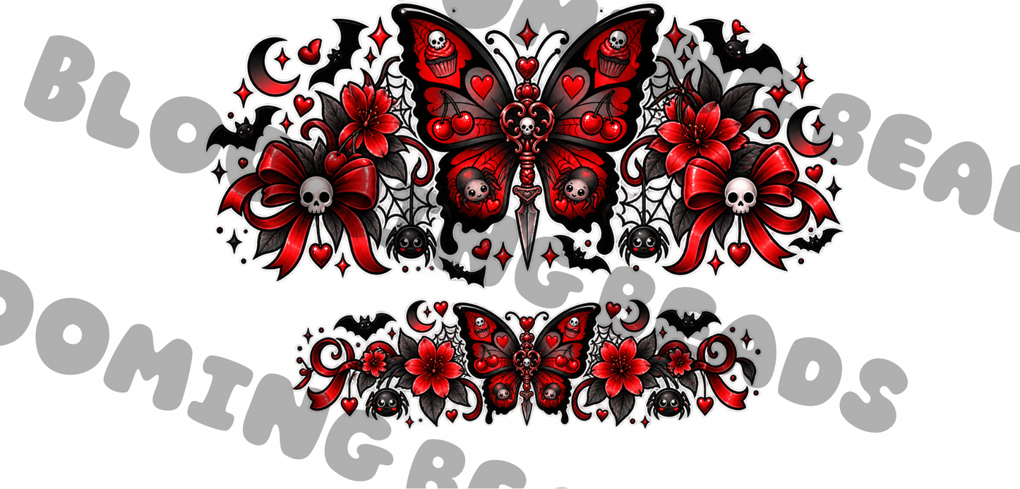 Mini stan - butterfly red
