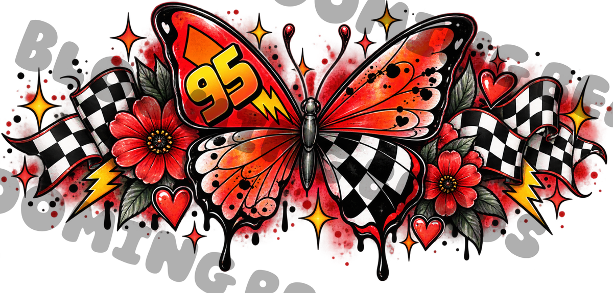 16oz wrap cars butterfly