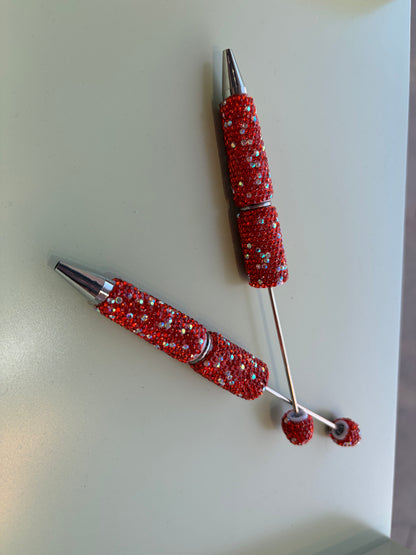 Orange and ab beadable pen