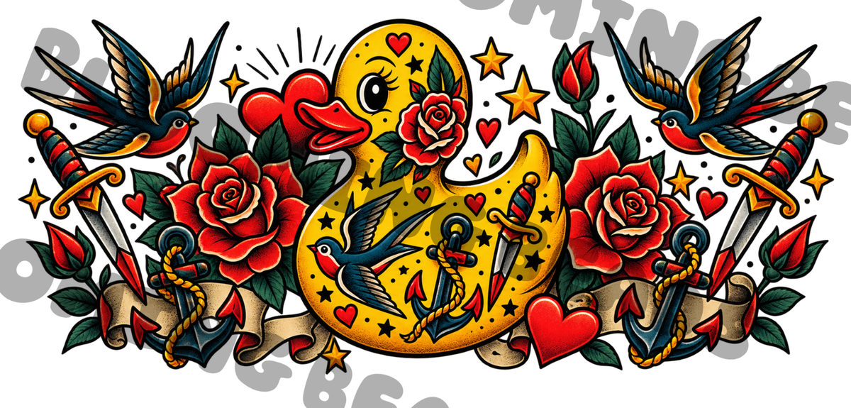 16oz wrap tattood duck
