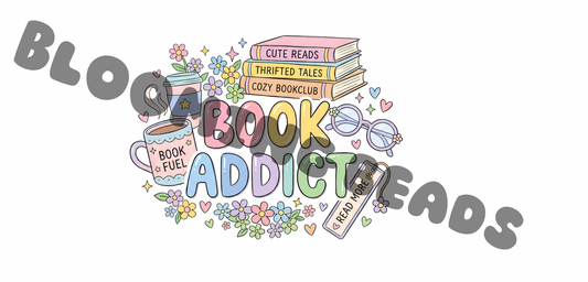 Decal - book addict