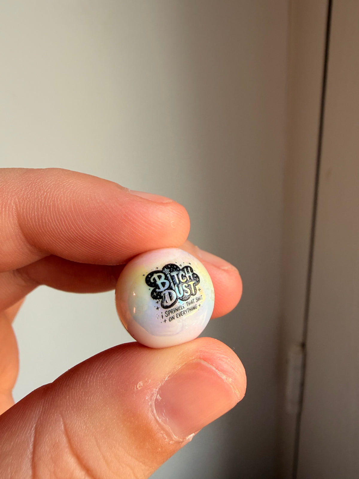 16mm custom printed beads