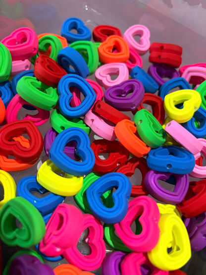 Neon hearts (5 pack)