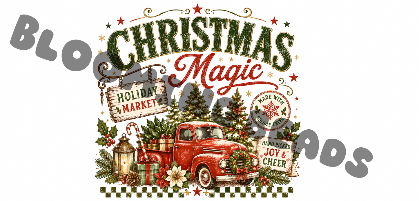 Decal - Christmas magic