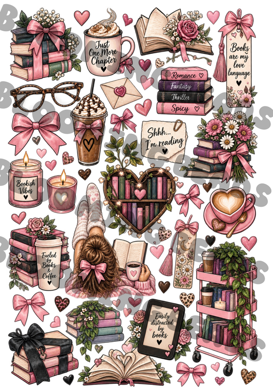 A4 element sheet bookish