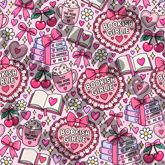 Bookish printed vinyl