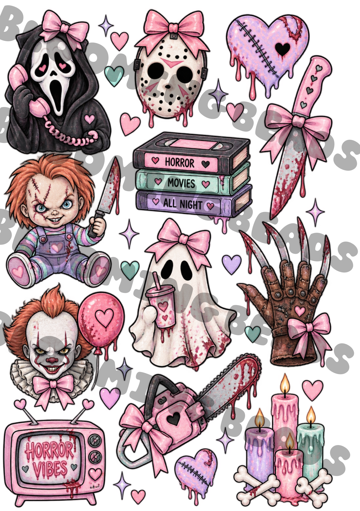 A4 element sheet horror