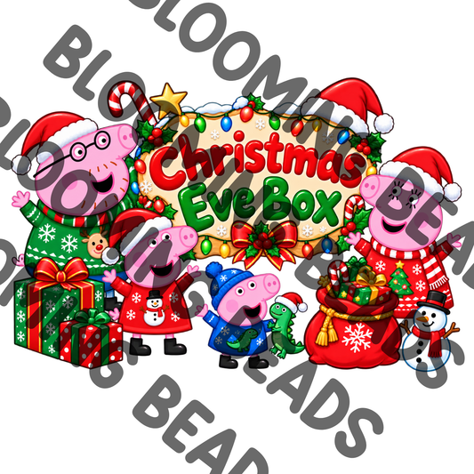 Peppa Christmas Eve box designs