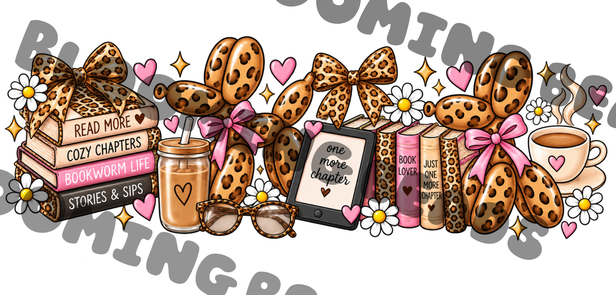16oz leopard balloon dog wrap