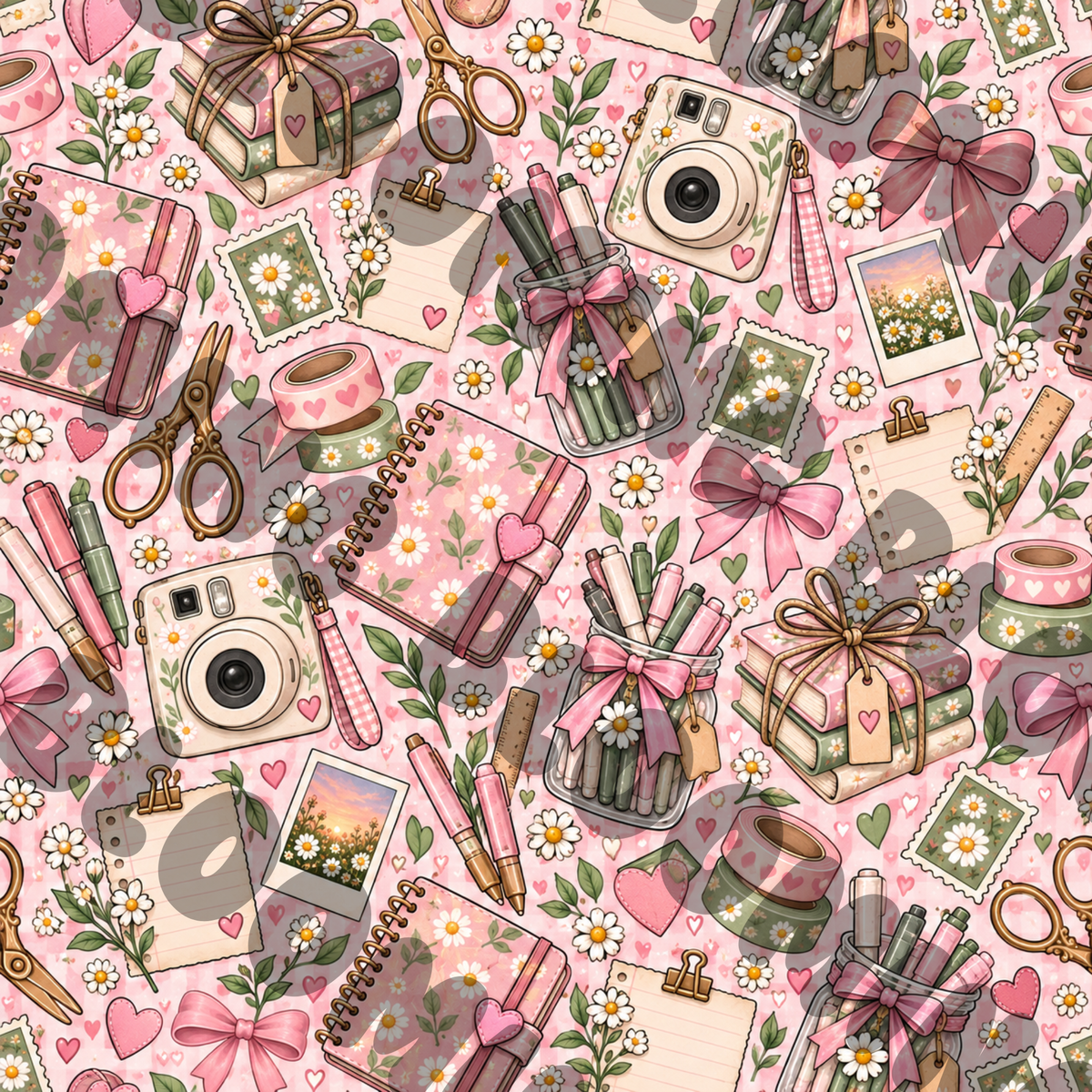 Girly printed vinyl