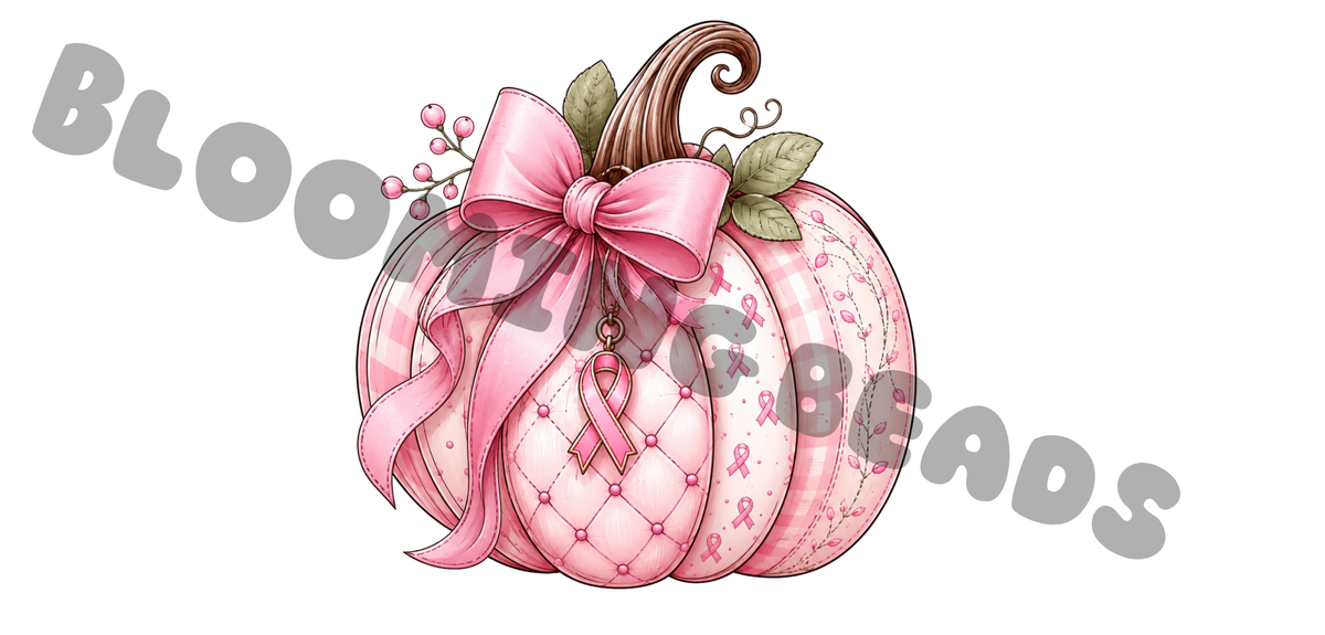 Decal- Cancer pumpkin