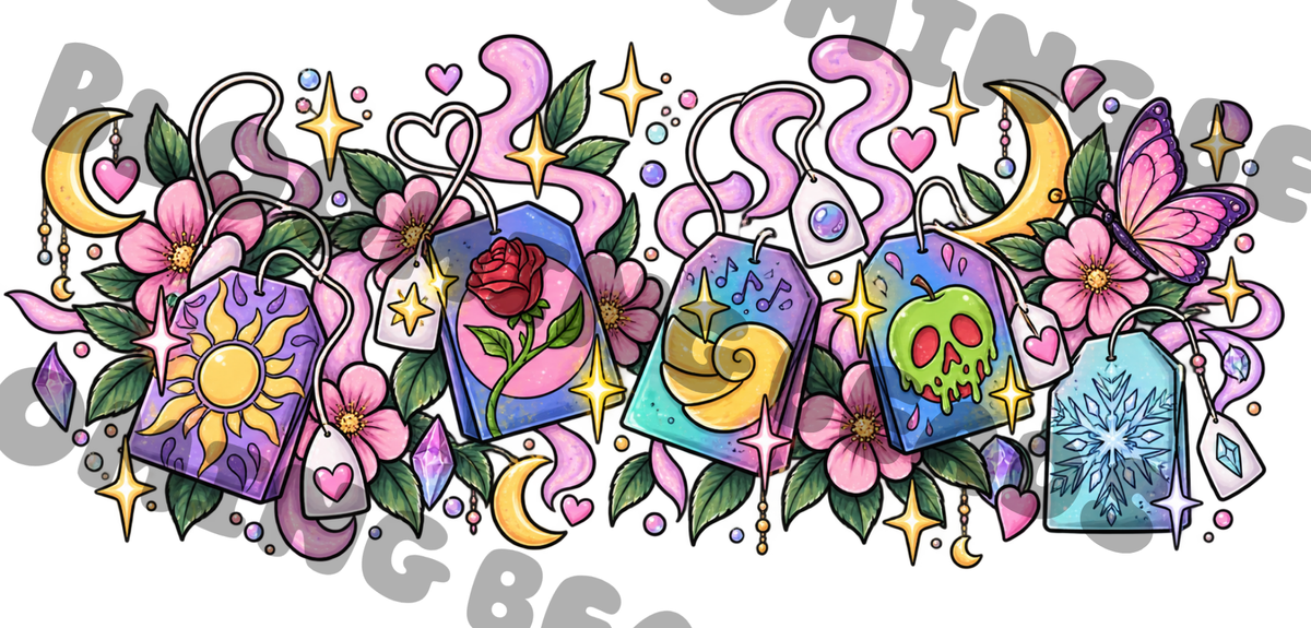16oz wrap princess teabags