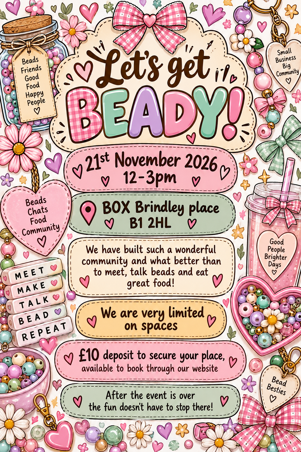 Let’s get beady- bead meet