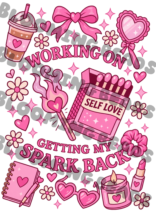 A5 notebook wrap - self love