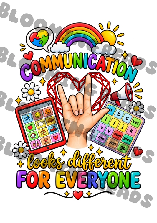 A5 notebook wrap - Communication