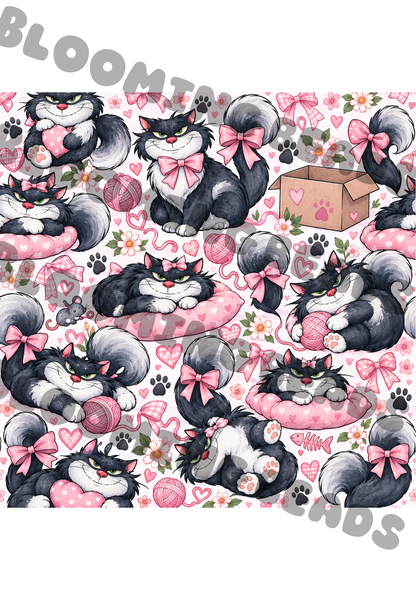 Pink cat bead