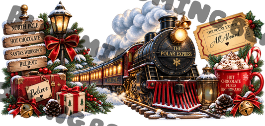 16oz wrap polar express
