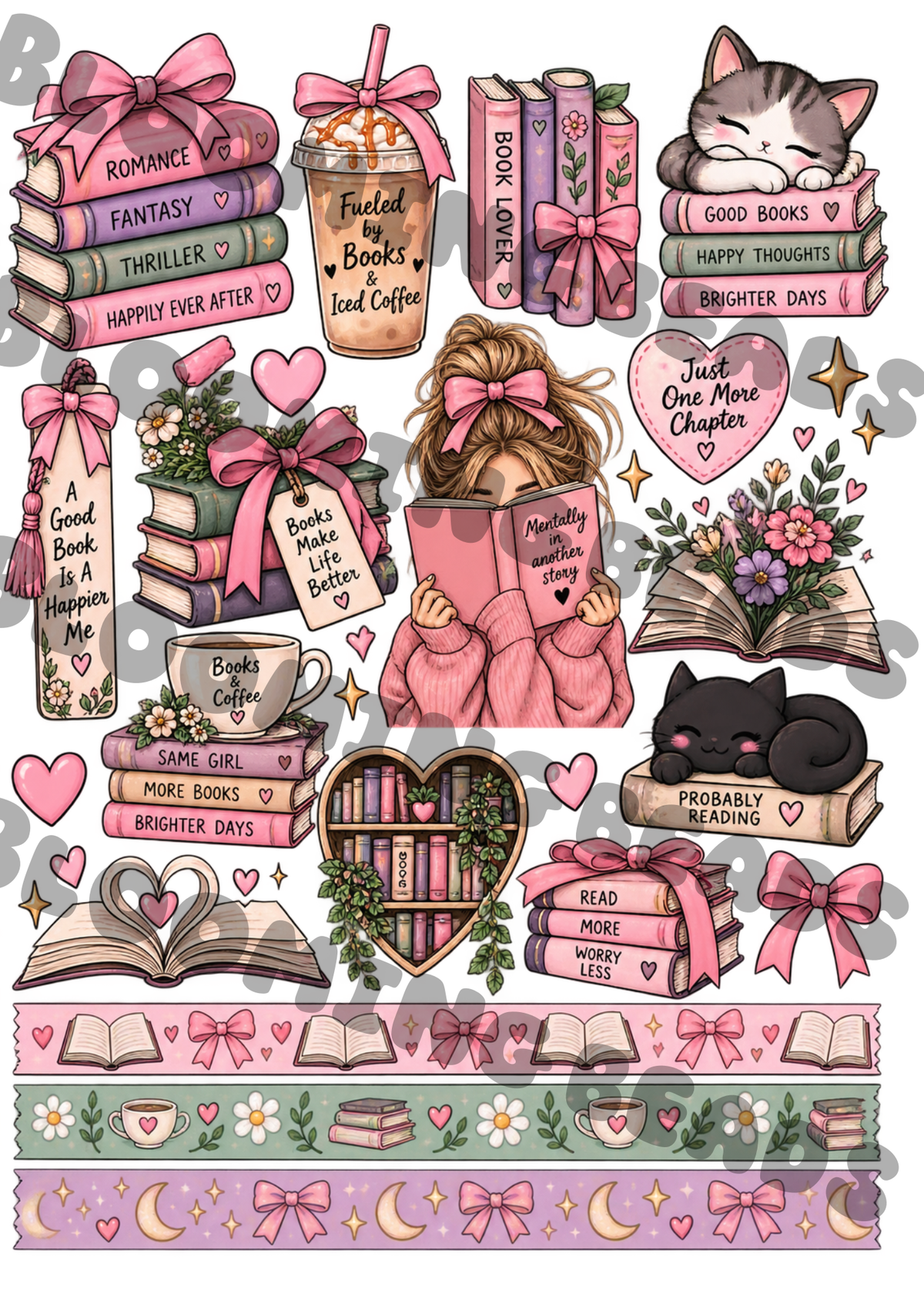 A4 element sheet cutebookish