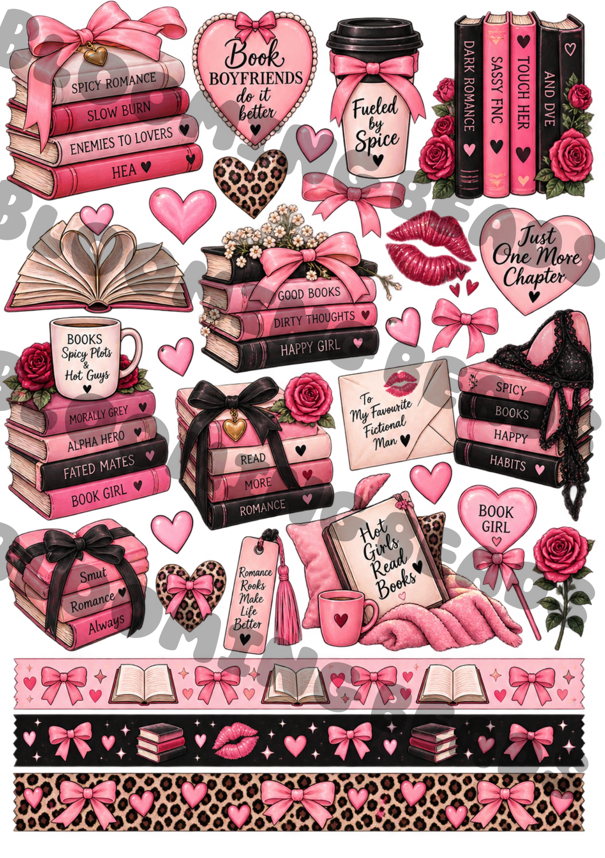 A4 element sheet bookish
