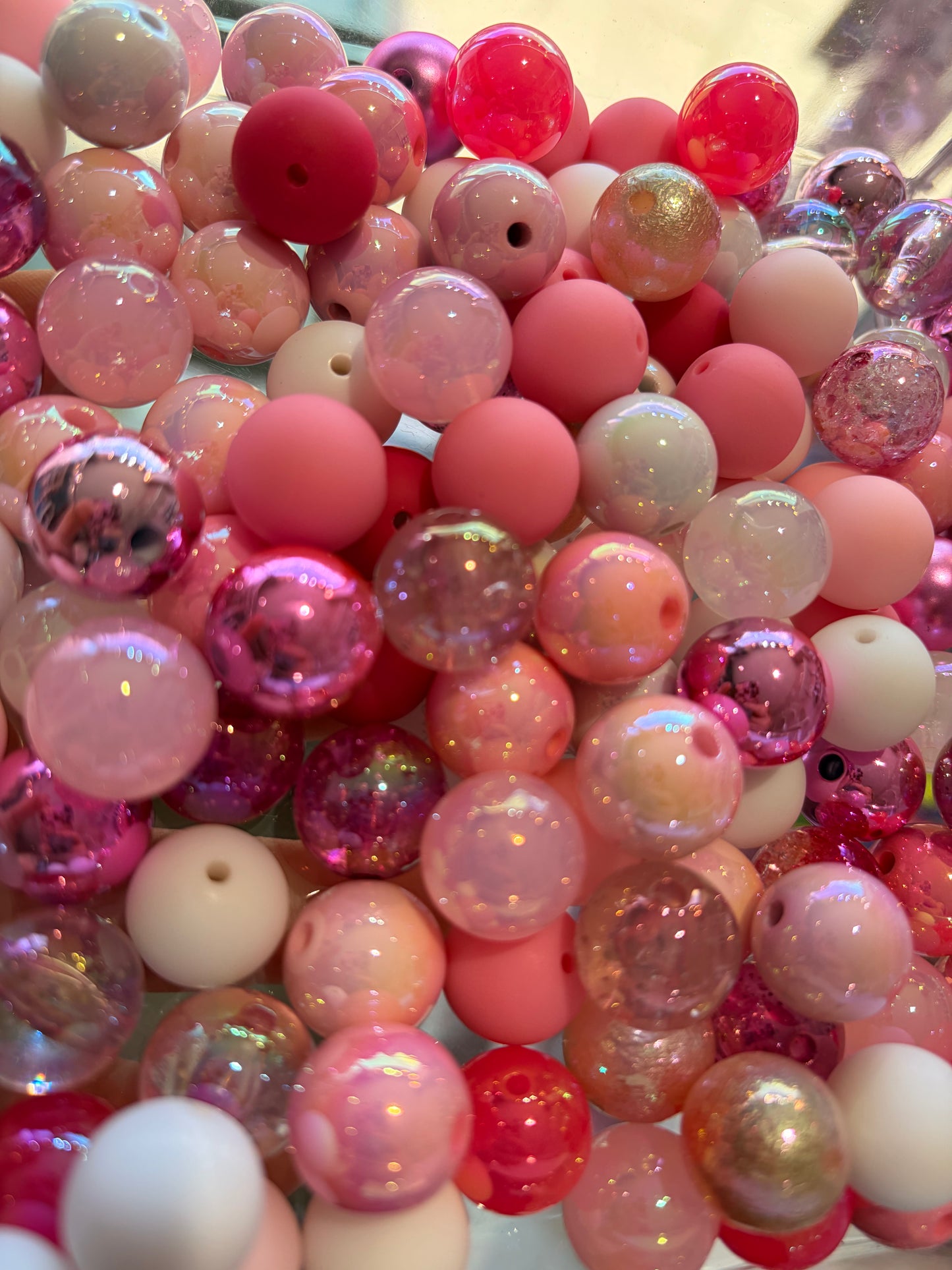 Pink mix 16mm (10pcs)