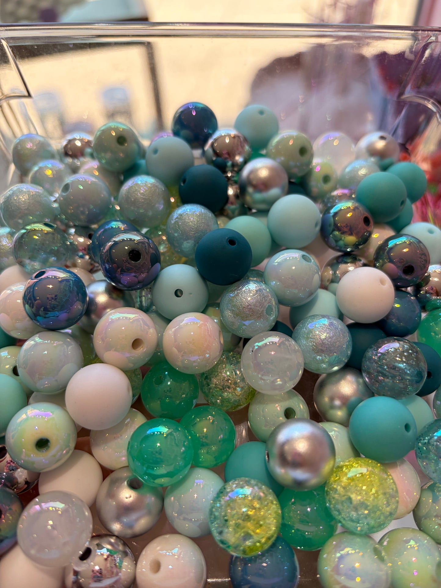 Blue mix 16mm (10pcs)
