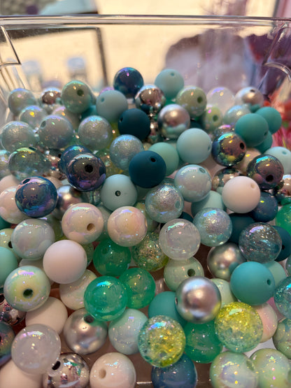 Blue mix 16mm (10pcs)
