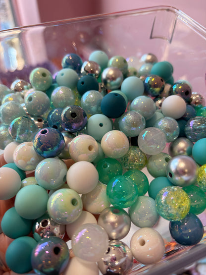Blue mix 16mm (10pcs)