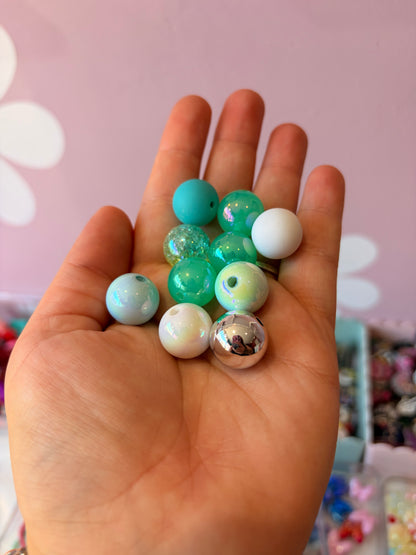 Blue mix 16mm (10pcs)