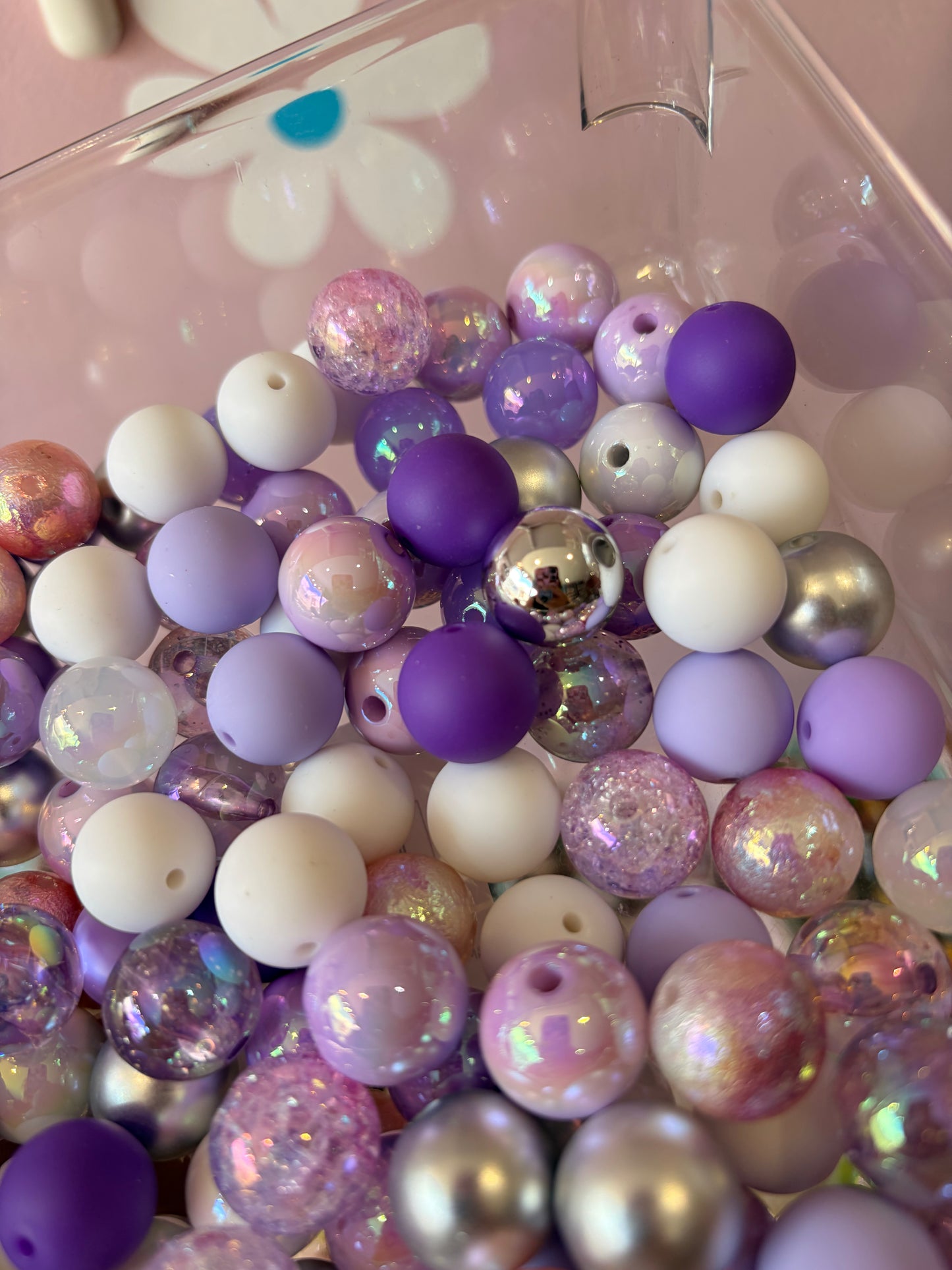 Purple mix 16mm (10pcs)