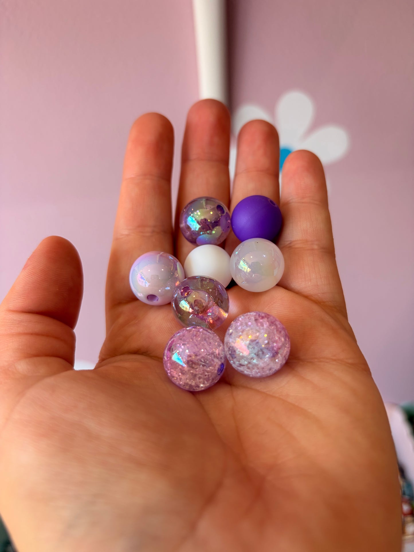 Purple mix 16mm (10pcs)